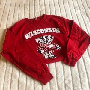 Wisconsin Badgers Long Sleeve Red T-Shirt